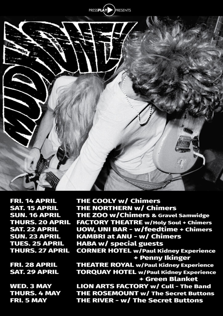 MUDHONEY add stellar supports for Australian Tour The Rockpit