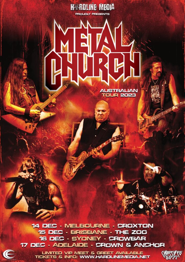 METAL CHURCH Announce December 2023 Australian Tour The Rockpit