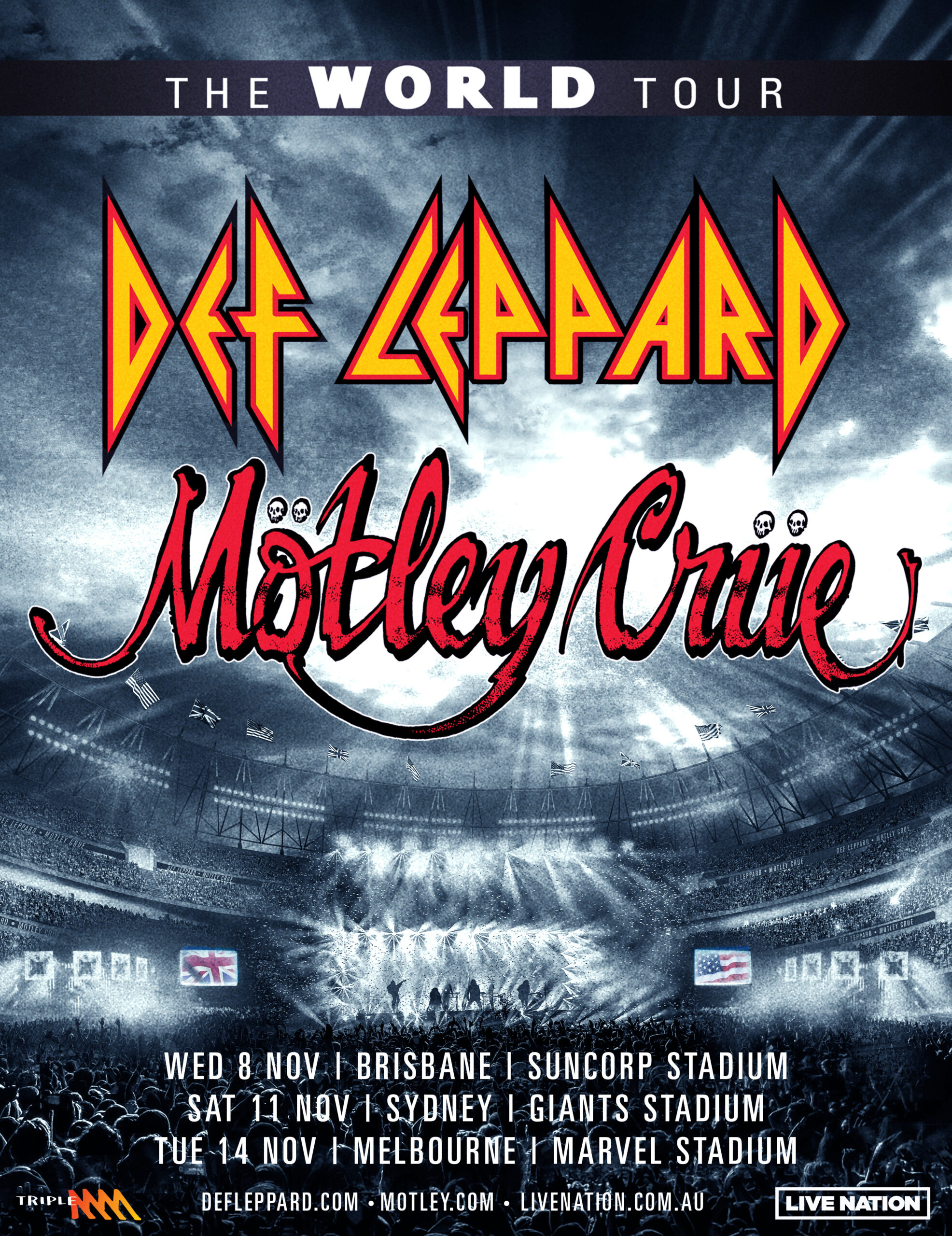 the world tour def leppard motley crue