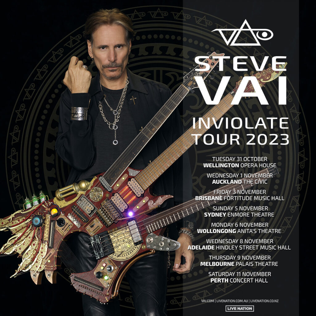 steve vai tour nz