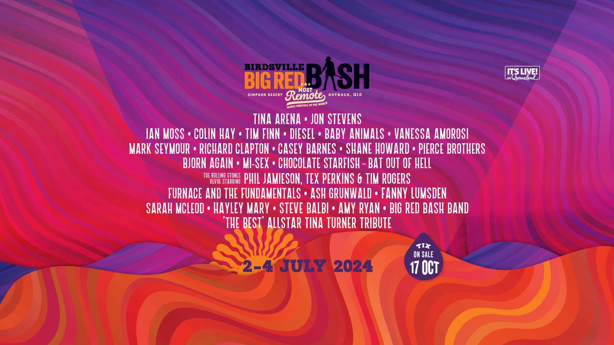 Iconic Outback Music Festivals Unveil StarStudded 2024 LineUps The Rockpit