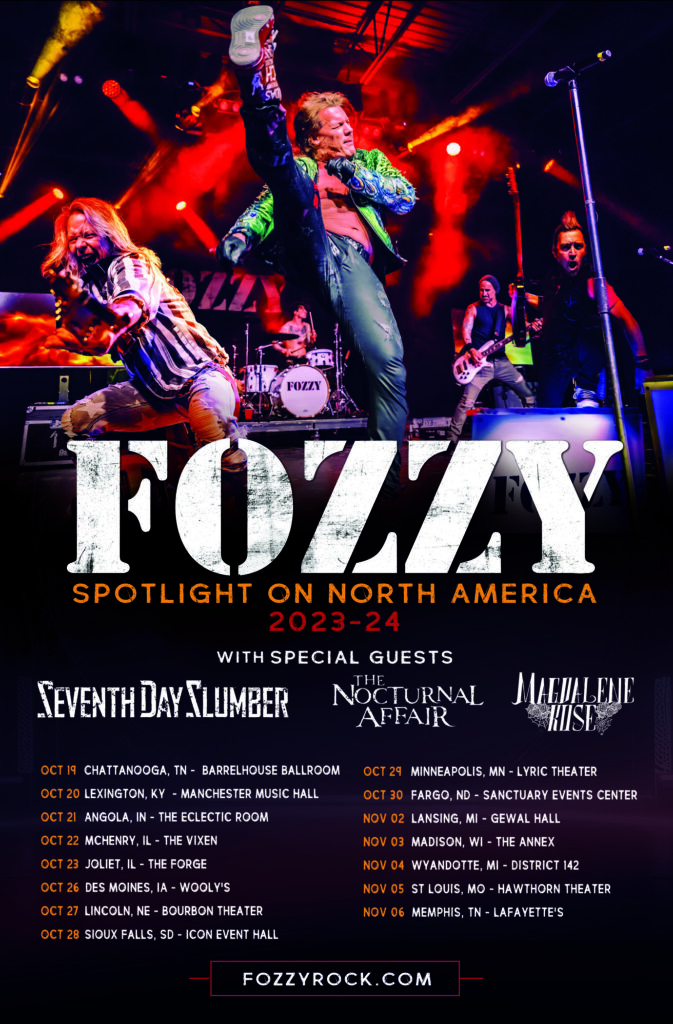 fozzy tour schedule
