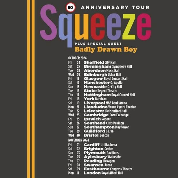 squeeze tour 2024 uk