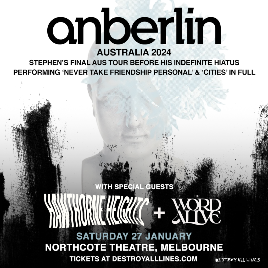 ANBERLIN Add SECOND Melbourne Show To 2024 Australian Tour The Rockpit