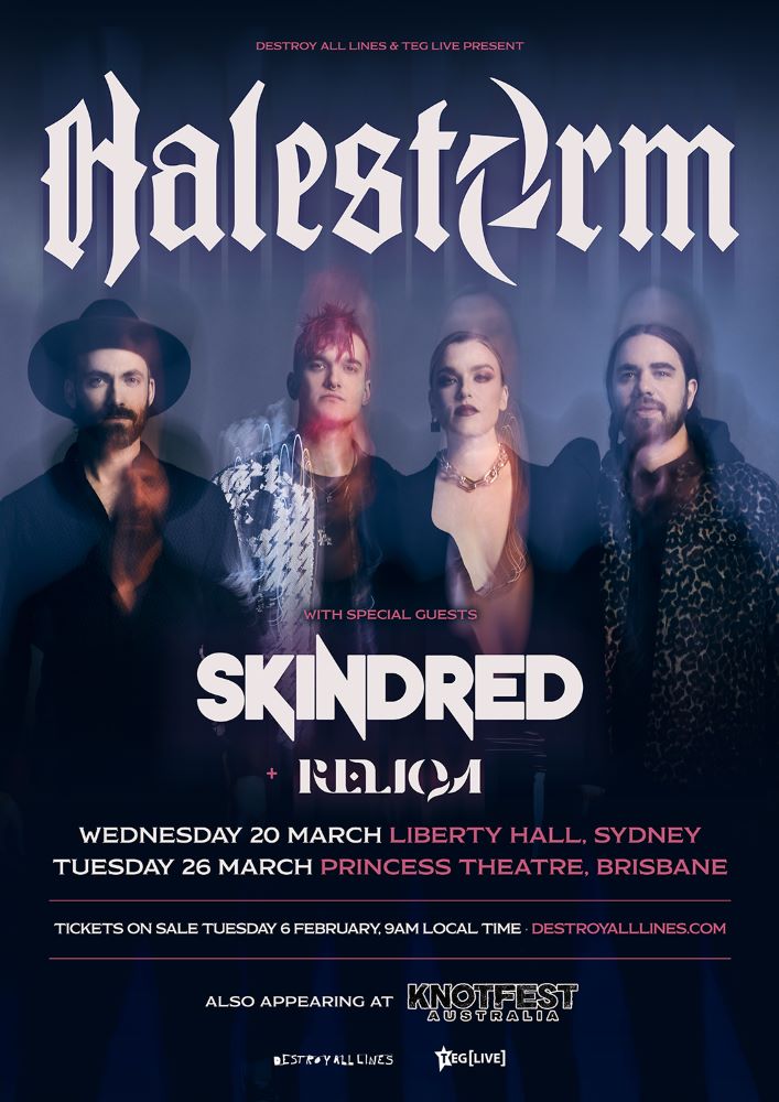 KNOTFEST Australia 2024 Sideshow HALESTORM The Rockpit