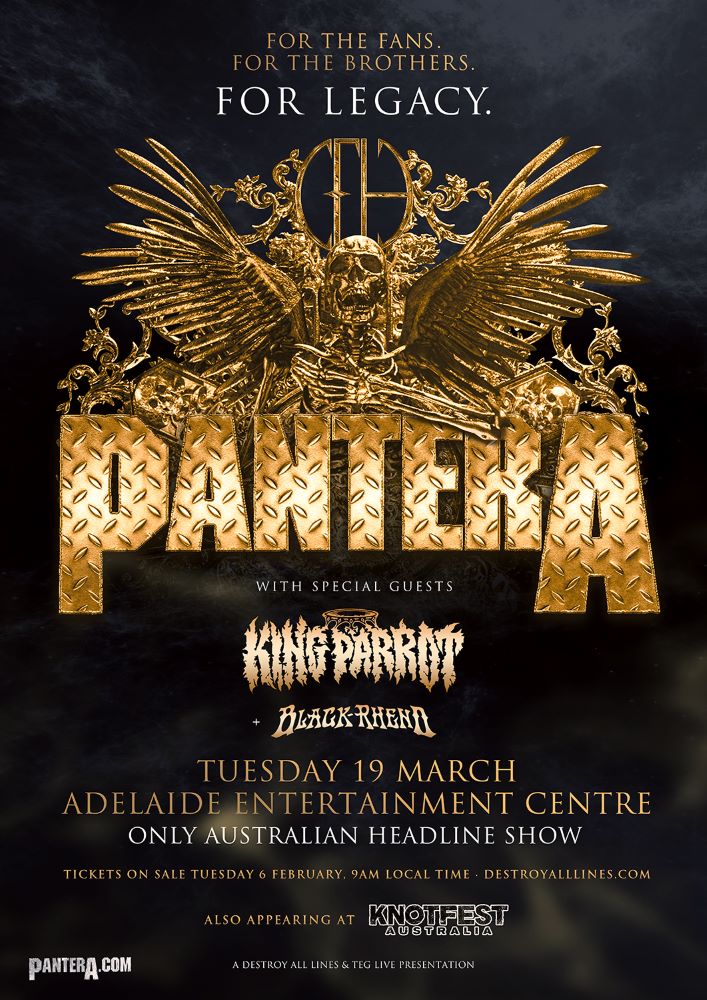 KNOTFEST Australia 2024 Sideshow PANTERA Exclusive Headline Show