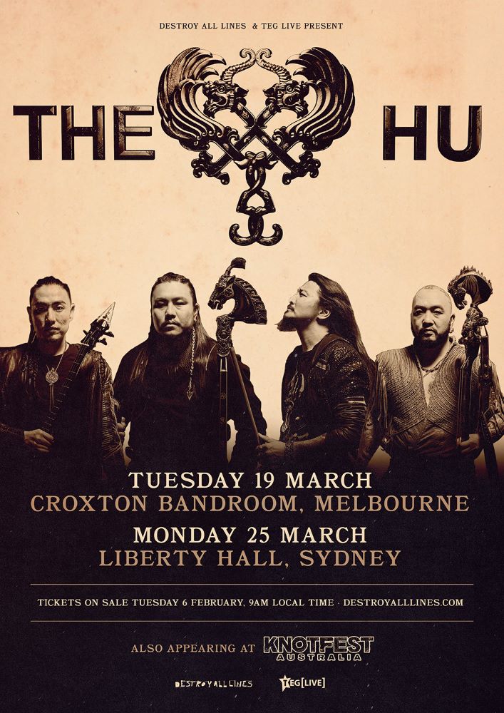 KNOTFEST Australia 2024 Sideshow THE HU The Rockpit