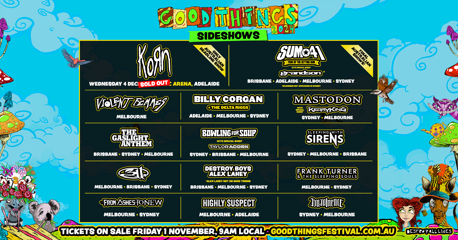 The Good Things Festival Sideshows Are Here! The Rockpit