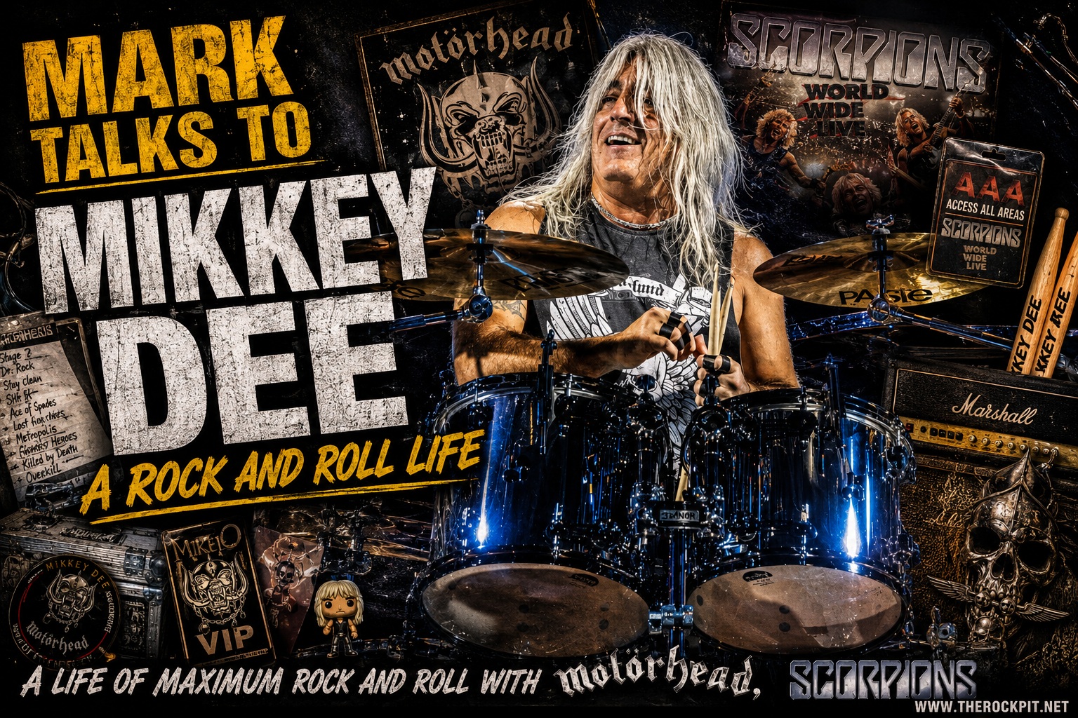 INTERVIEW: Mikkey Dee of Scorpions and Motorhead talks to Mark about new project Lex Legion - The Rockpit