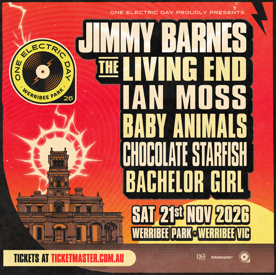 ONE ELECTRIC DAY Returns In 2026 Headlined By Jimmy Barnes
