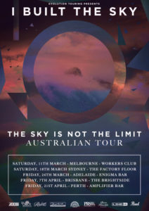 I Built The Sky Australian tour 2017